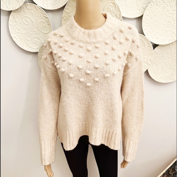 Madewell Pom Pom Sweater Small - Picture 1 of 5